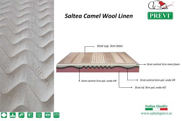 Saltea Camel-Wool Linen